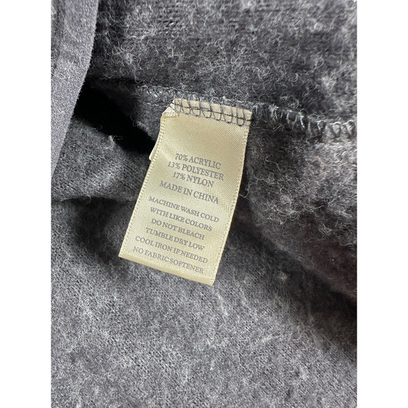 Onward Reserve 1/4 Zip Sweater Mens Size Large Grey Brushed Fleece Pullover - Picture 6 of 6